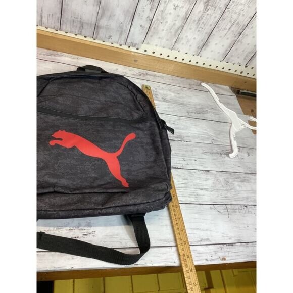 cowgirl argyle boho cozy grandpa dad Puma Backpack Black Bag - Picture 4 of 4